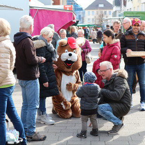 Wochenmarkt am Karsamstag 2018 in Rheda