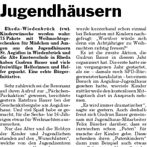 Bericht Glocke vom 22.12.09